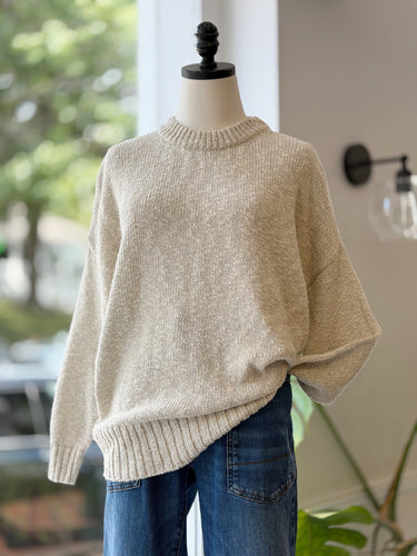 Jenni Kayne AS IS Cruise Cocoon Cotton Linen Sweater, XSmall