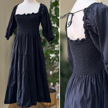 Hill House Black Nap Dress, Medium