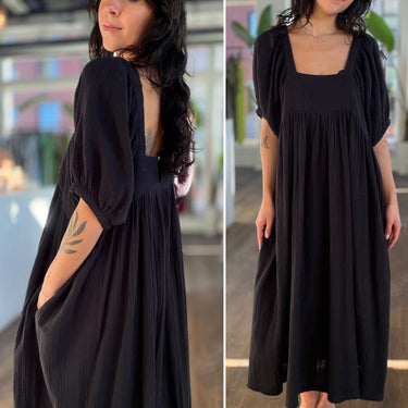 Anaak Gauzy Black Dress, 2 / Medium