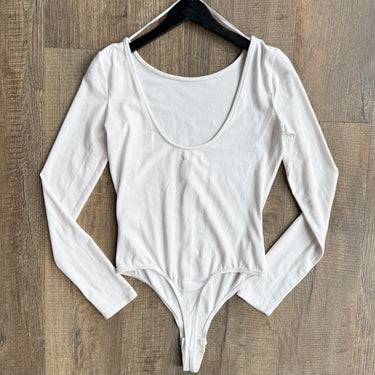 Madewell Ivory Bodysuit, Medium