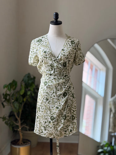 Ciao Lucia Silk Wrap Mini Dress, small