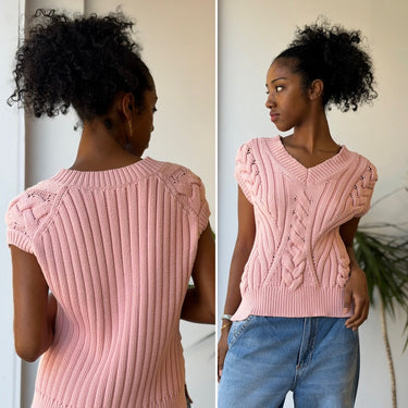 Helmut Lang Beverly Cable Knit Wool Sweater, XSmall