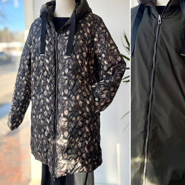 Frandsen Olive & Camo Reversible Coat, US 10