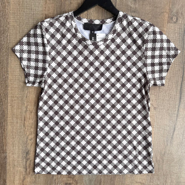No 6 Store Houndstooth Tee, Medium