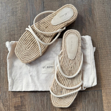 St Agni AS IS Espadrille sandals, 38