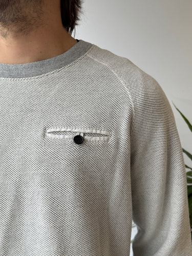 Billy Reid Tommy Crewneck Sweatshirt in Gray, XLarge