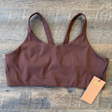 Girlfriend Collective NWT Sports Bra in Brown, XXLarge