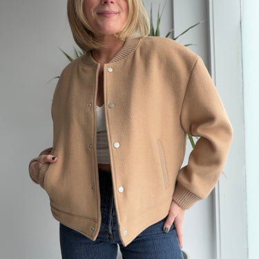 Xirena Braidy Jacket in Warm Camel, Small