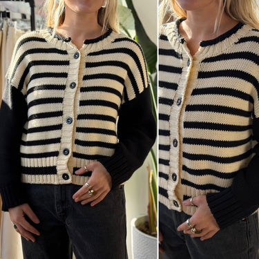 Ciao Lucia Striped Sweater, XSmall