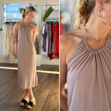 Toit Volant Halter Dress, Large