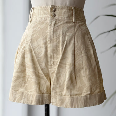 Madewell Beige Pleated Shorts, 8