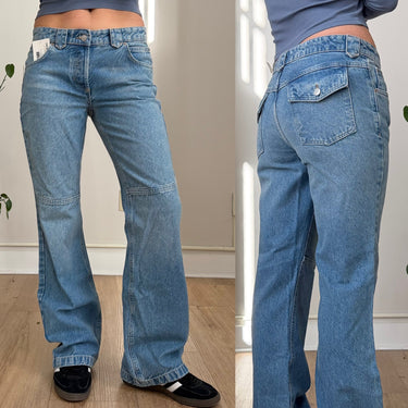 We The Free NWT Flora Low Rise Boot Cut Blue Jeans, 29