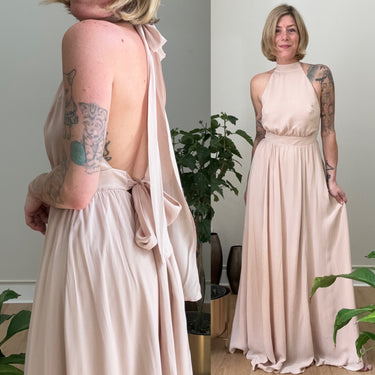 Reformation Andee Dress in Champagne, 4