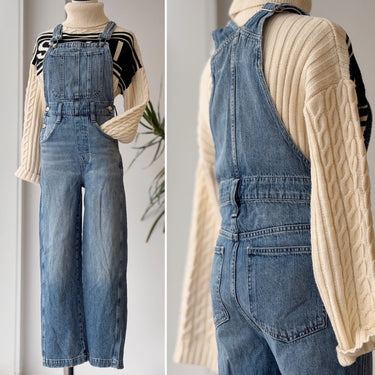 Madewell Denim Straight Leg Overalls, XXSmall