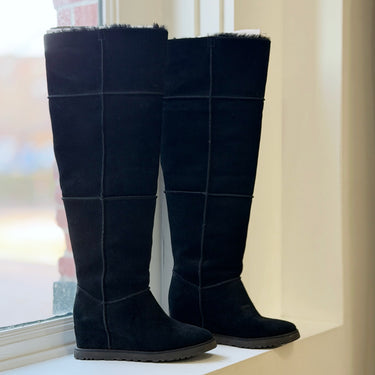 Ugg Black Femme OTK Boots, 8