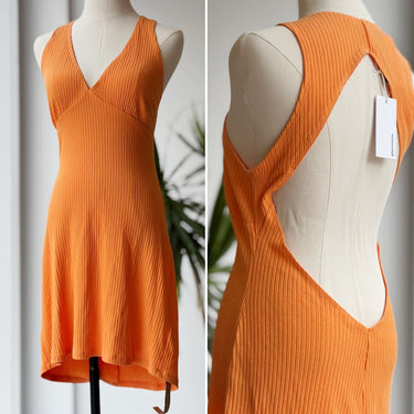 Reformation NWT Coco Knit Dress in Tangerine, Large