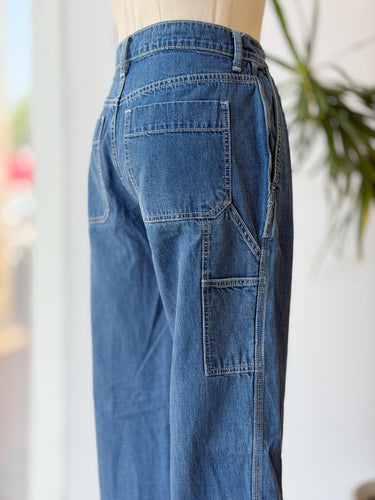 Vince Wide Leg Utility Jeans, 26