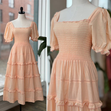 The Great Blush Scallop Savannah Dress, XSmall