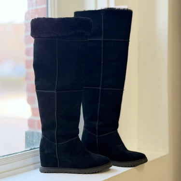 Ugg Black Femme OTK Boots, 8