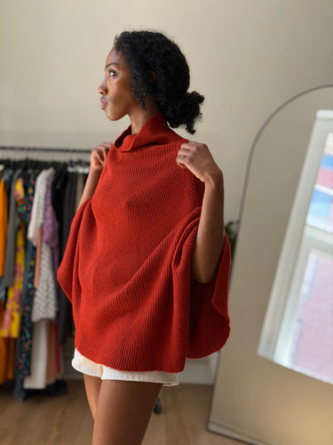 Ulla Johnson Baby Alpaca & Silk Poncho, Small