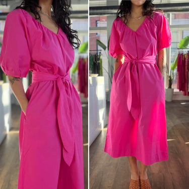 Mara Hoffman Alora Dress in Pink, Small