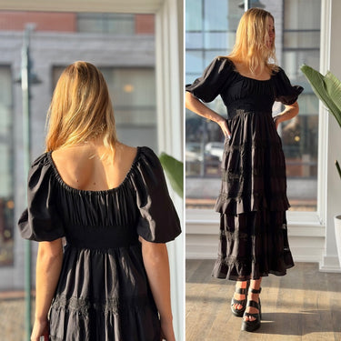 La Ligne Cosi Dress in Black, Medium