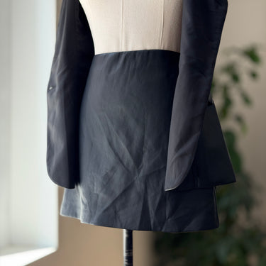 Amanda Uprichard Faux Leather Skirt Vest Dress/Skort, XSmall