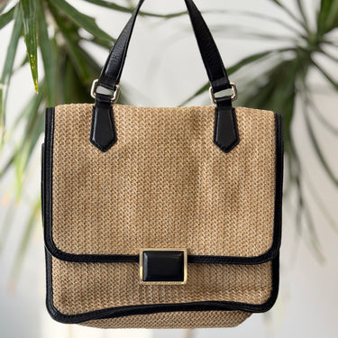 Marc by Marc Jacobs Woven Leather Trim Crossbody Bag