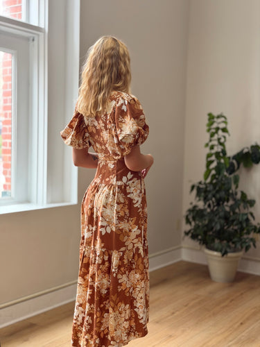 Shona Joy Capucine Floral Midi Dress, 4