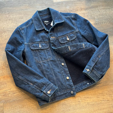 APC Sherpa Lined Denim Jacket, Mens XSmall