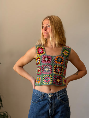 The Series NY Crochet Tank, Small