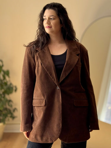 Free People NWT Brown Bear Blazer, Large