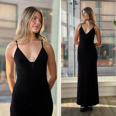 Alice & Olivia Black Maxi Dress, 4