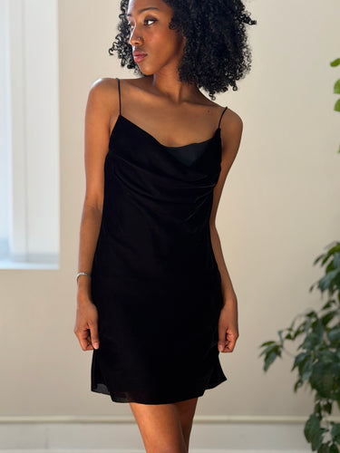 Dion Lee Black Velvet Mini Dress, 2