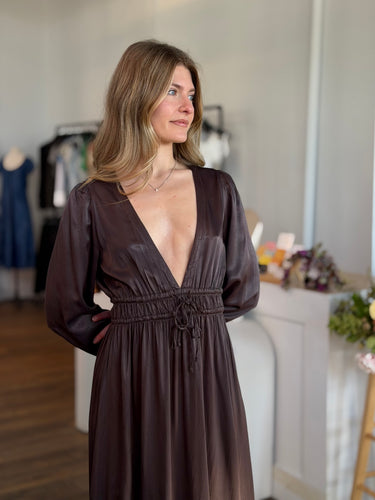 Lacausa NWT Sateen Long Sleeve Dress, XSmall