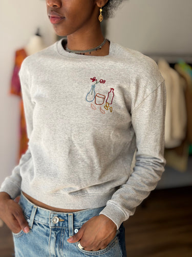 Paloma Wool Hotel II Embroidered Sweatshirt, Small