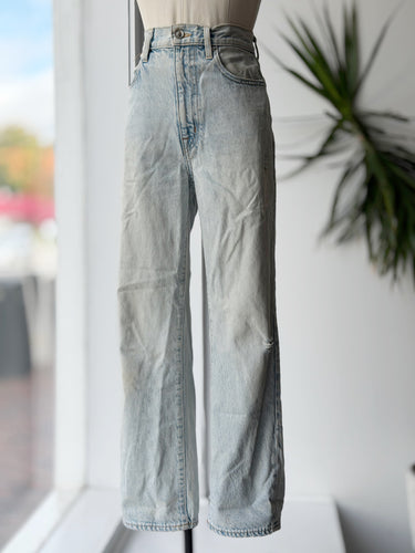 SLVRLAKE London Crop Lightwash Jeans, 27
