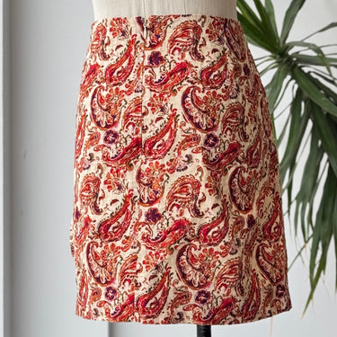 Sezane Pacome Paisley Riviera Wrap Skirt, 44