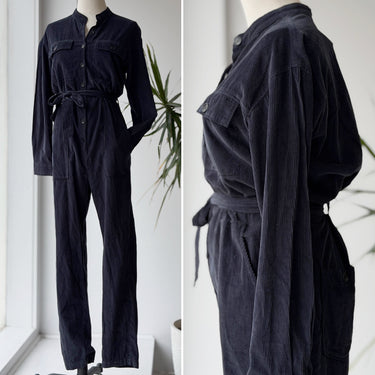 Hartford NWT Pilar Jumpsuit in Navy Corduroy, 2/Medium