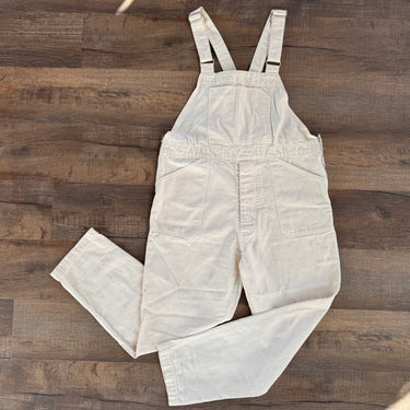 Caron Callahan Pale Yellow Overalls, Large