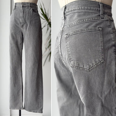 Abercrombie & Fitch Gray Ankle Straight Jeans, 28