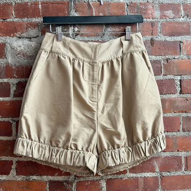 Suno Khaki Bubble Shorts, Medium