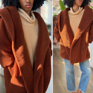 Hatch Sherpa Wrap Coat, One Size