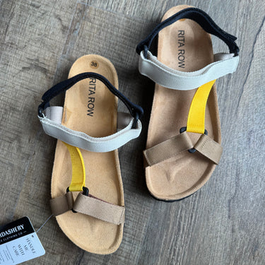 Rita Row Color Block Sandals, 38