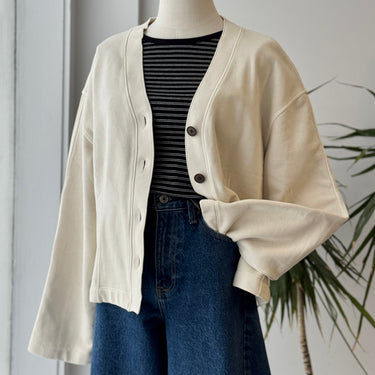 Madewell NWT Darted Cardigan Sweatshirt, Large