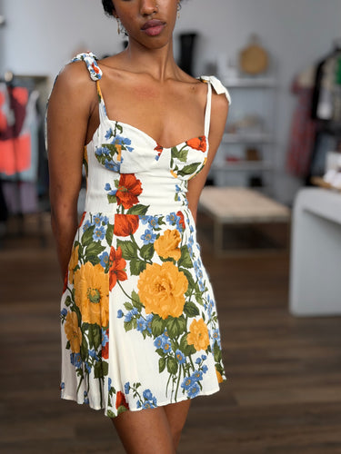 Reformation Niara Floral Mini Dress, 2