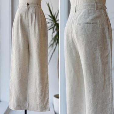 Reformation Linen Wide Leg Pants, 4