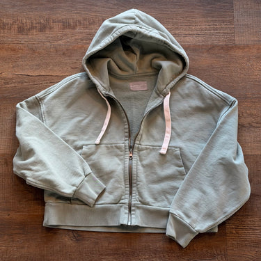 Everlane Cropped Hoodie, Small