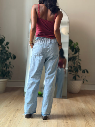 Rag & Bone Chambray Pullon Pants, XSmall