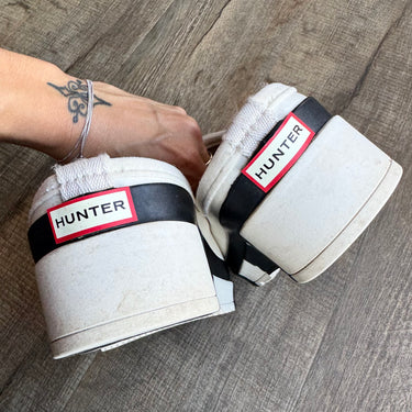 Hunter White Slides, 40